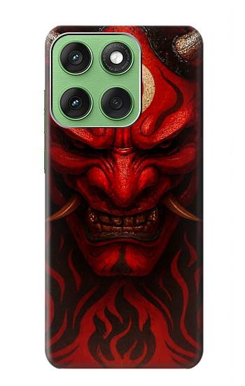 S4099 Mystic Red Demon Illustration Case For Motorola Edge 60