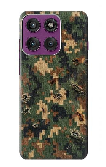 S4091 Green Digital Camouflage Pattern Case For Motorola Edge 60 Pro