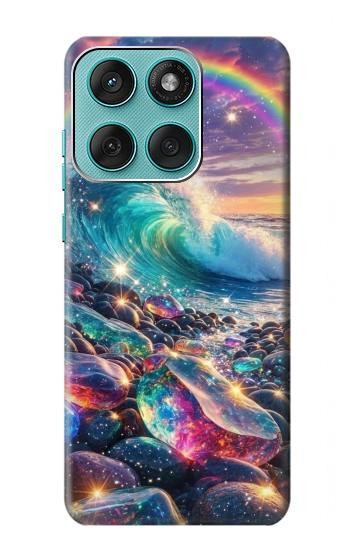 S4084 Rainbow Ocean Wave Fantasy Case For Motorola Edge 60 Fusion