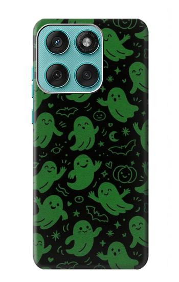 S4087 Cute Green Ghost Cartoon Pattern Case For Motorola Edge 60 Fusion