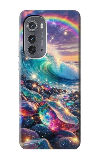 S4084 Rainbow Ocean Wave Fantasy Case For Motorola Edge (2022)