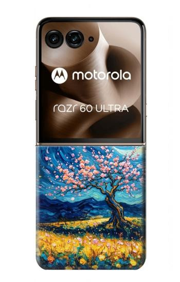 S4081 Dreamy Spiral Galaxy Night Sky Art Case For Motorola Razr 70 Ultra, 60 Ultra, 50 Ultra, Ultra 2026, Ultra 2025