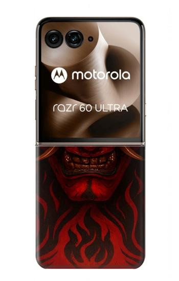 S4099 Mystic Red Demon Illustration Case For Motorola Razr 70 Ultra, 60 Ultra, 50 Ultra, Ultra 2026, Ultra 2025