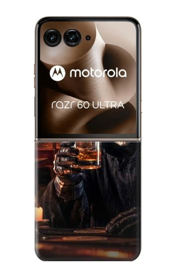 S4102 Vintage Skull Tavern Artwork Case For Motorola Razr 70 Ultra, 60 Ultra, 50 Ultra, Ultra 2026, Ultra 2025