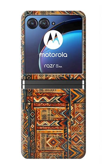 S4079 Tribal Geometric Ethnic Pattern Case For Motorola Razr 40 Ultra