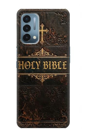 S4109 Vintage Antique Bible Book Cover Art Case For OnePlus Nord N200 5G