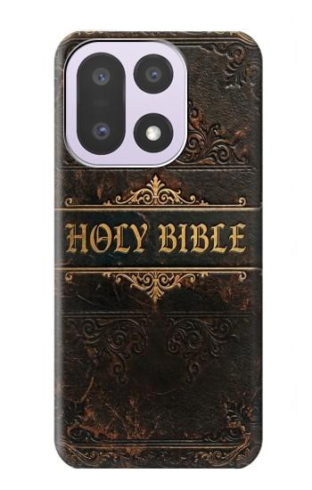 S4109 Vintage Antique Bible Book Cover Art Case For OnePlus 15