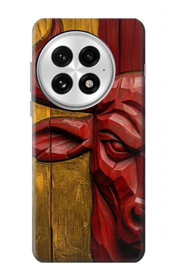 S4098 Span Bull Carved Artwork Case For OnePlus 13