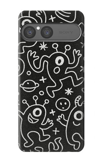 S4101 Cute Cartoon Monster Pattern Case For Sony Xperia 10 VII