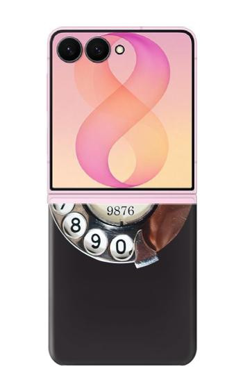S0059 Retro Rotary Phone Dial On Case For Samsung Galaxy Z Flip 8