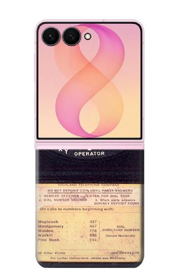 S0086 Payphone Vintage Case For Samsung Galaxy Z Flip 8