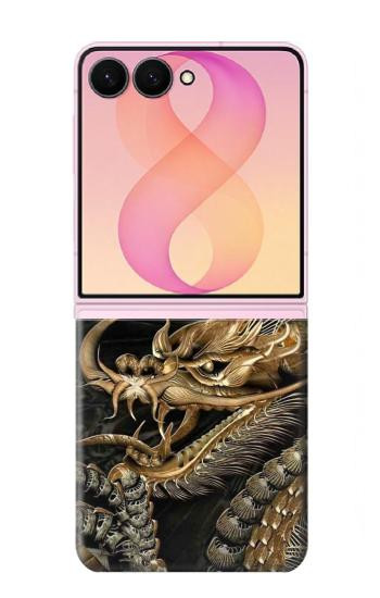 S0426 Gold Dragon Case For Samsung Galaxy Z Flip 8
