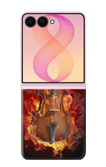 S0864 Fire Violin Case For Samsung Galaxy Z Flip 8