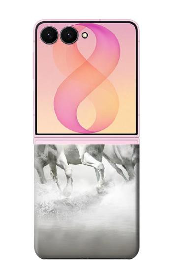 S0933 White Horses Case For Samsung Galaxy Z Flip 8