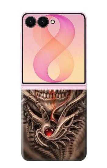 S1675 Skull Blood Tattoo Case For Samsung Galaxy Z Flip 8