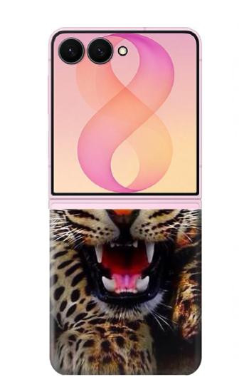 S1932 Blue Eyed Leopard Case For Samsung Galaxy Z Flip 8