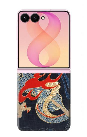 S2073 Japan Dragon Art Case For Samsung Galaxy Z Flip 8