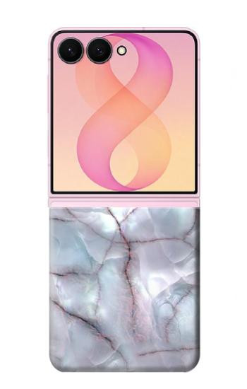 S2316 Dark Blue Marble Texture Graphic Print Case For Samsung Galaxy Z Flip 8