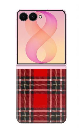 S2374 Tartan Red Pattern Case For Samsung Galaxy Z Flip 8