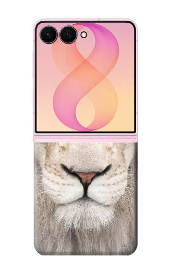 S2399 White Lion Face Case For Samsung Galaxy Z Flip 8