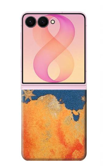 S2494 Australia Flag Map Rock Texture Case For Samsung Galaxy Z Flip 8