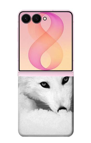 S2569 White Arctic Fox Case For Samsung Galaxy Z Flip 8