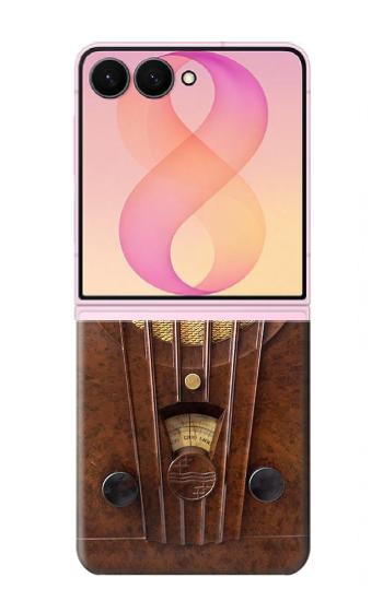S2655 Vintage Bakelite Deco Radio Case For Samsung Galaxy Z Flip 8