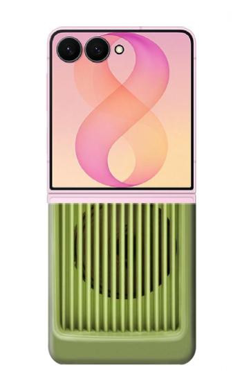 S2656 Vintage Bakelite Radio Green Case For Samsung Galaxy Z Flip 8