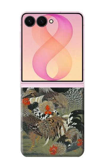 S2699 Ito Jakuchu Rooster Case For Samsung Galaxy Z Flip 8