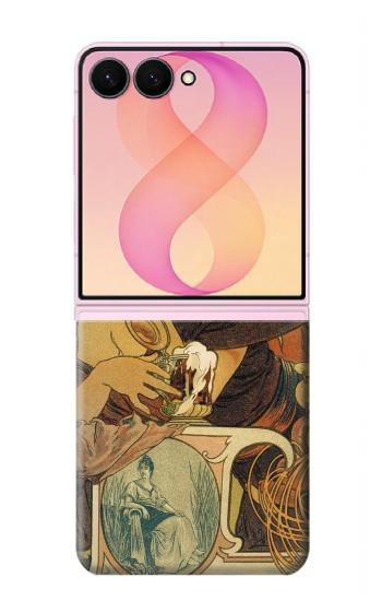 S2740 Alphonse Mucha Bieres De La Muse Case For Samsung Galaxy Z Flip 8