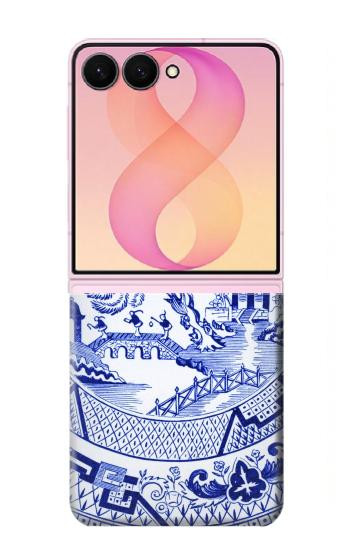 S2768 Willow Pattern Graphic Case For Samsung Galaxy Z Flip 8
