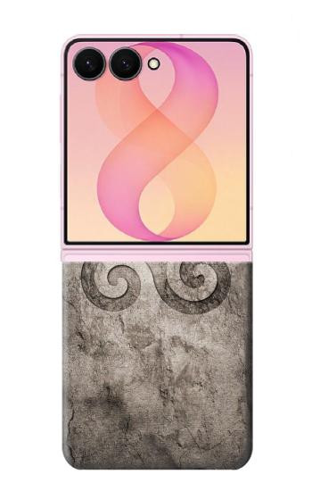 S2892 Triskele Symbol Stone Texture Case For Samsung Galaxy Z Flip 8