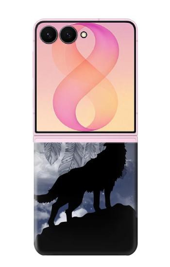 S3011 Dream Catcher Wolf Howling Case For Samsung Galaxy Z Flip 8