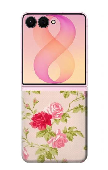 S3037 Pretty Rose Cottage Flora Case For Samsung Galaxy Z Flip 8
