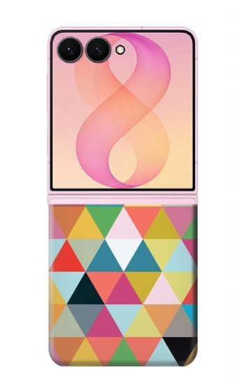 S3049 Triangles Vibrant Colors Case For Samsung Galaxy Z Flip 8