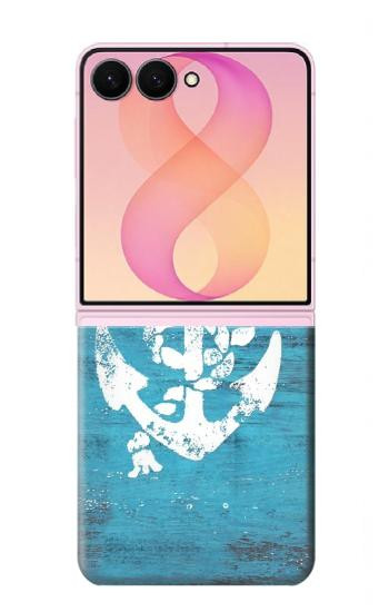 S3053 Marine Anchor Blue Case For Samsung Galaxy Z Flip 8
