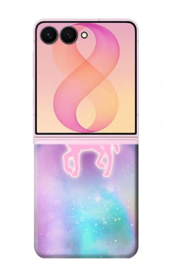 S3070 Rainbow Unicorn Pastel Sky Case For Samsung Galaxy Z Flip 8