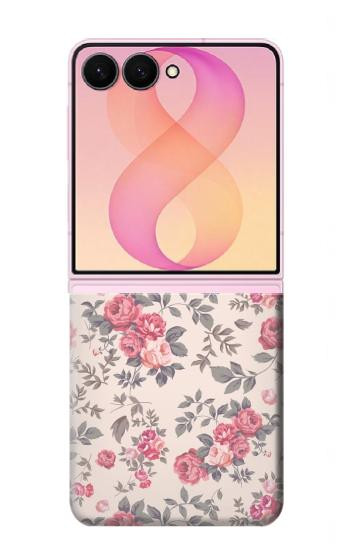 S3095 Vintage Rose Pattern Case For Samsung Galaxy Z Flip 8