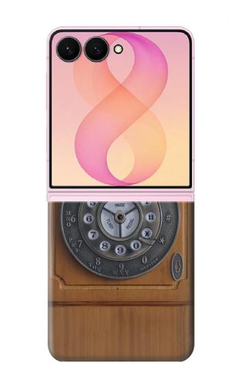 S3146 Antique Wall Retro Dial Phone Case For Samsung Galaxy Z Flip 8
