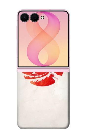 S3237 Waves Japan Flag Case For Samsung Galaxy Z Flip 8