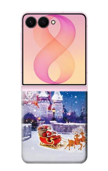 S3282 Santa Xmas Castle Case For Samsung Galaxy Z Flip 8