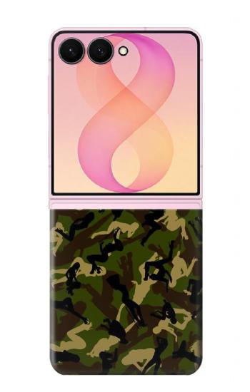 S3356 Sexy Girls Camo Camouflage Case For Samsung Galaxy Z Flip 8
