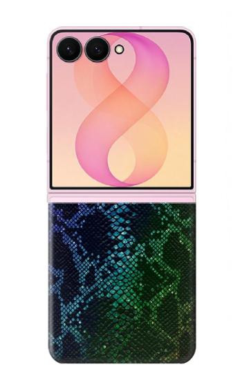 S3366 Rainbow Python Skin Graphic Print Case For Samsung Galaxy Z Flip 8