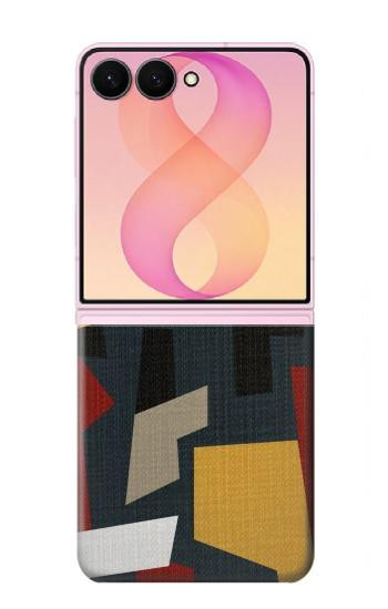 S3386 Abstract Fabric Texture Case For Samsung Galaxy Z Flip 8