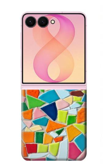 S3391 Abstract Art Mosaic Tiles Graphic Case For Samsung Galaxy Z Flip 8