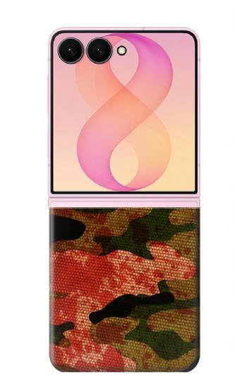 S3393 Camouflage Blood Splatter Case For Samsung Galaxy Z Flip 8