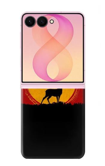 S3513 Deer Sunset Case For Samsung Galaxy Z Flip 8