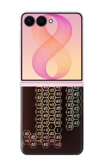 S3544 Neon Honeycomb Periodic Table Case For Samsung Galaxy Z Flip 8