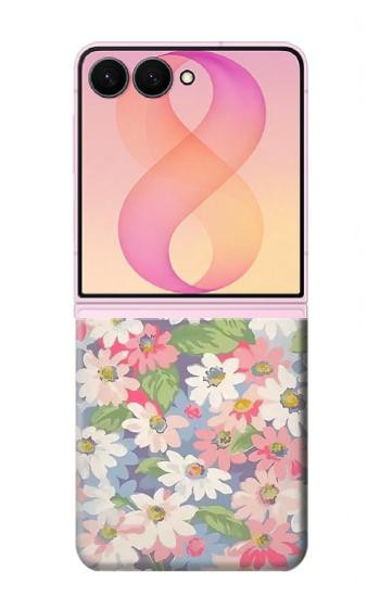S3688 Floral Flower Art Pattern Case For Samsung Galaxy Z Flip 8