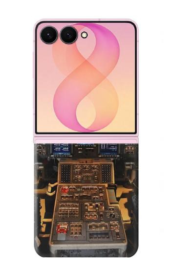 S3836 Airplane Cockpit Case For Samsung Galaxy Z Flip 8